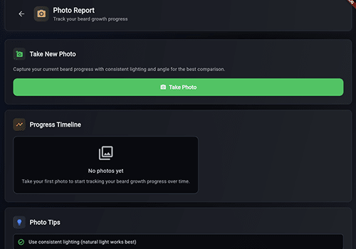 Photo Timeline View Interface